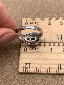 *Кольцо р.17,5 Зеленый Агат арт. 01-0807/00АГ-00-397 вес 3,37 г - фото 312646 *Кольцо р.17,5 Зеленый Агат арт. 01-0807/00АГ-00-397 вес 3,37 г - фото 312646