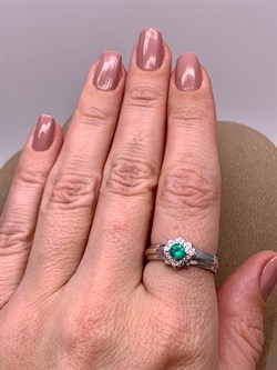 *Кольцо р.18,5 Зеленый Агат арт. 01-1053/00АГ-00-047 вес 3,21 г - фото 312663 *Кольцо р.18,5 Зеленый Агат арт. 01-1053/00АГ-00-047 вес 3,21 г - фото 312663