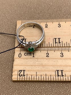 *Кольцо р.18,5 Зеленый Агат арт. 01-1053/00АГ-00-047 вес 3,21 г - фото 312666 *Кольцо р.18,5 Зеленый Агат арт. 01-1053/00АГ-00-047 вес 3,21 г - фото 312666