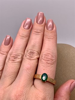 *Кольцо р.19 Зеленый Агат арт. 01-2084/00АГ-06-073 вес 4 г - фото 312680 *Кольцо р.19 Зеленый Агат арт. 01-2084/00АГ-06-073 вес 4 г - фото 312680