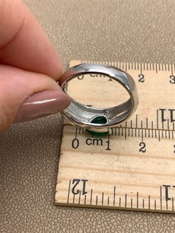 *Кольцо р.19 Зеленый Агат арт. 01-2041/00АГ-00-379 вес 4,28 г - фото 312698 *Кольцо р.19 Зеленый Агат арт. 01-2041/00АГ-00-379 вес 4,28 г - фото 312698