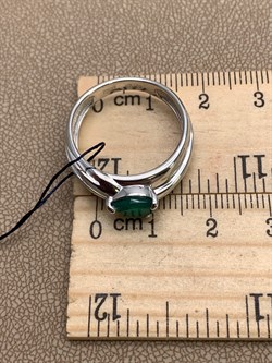 *Кольцо р.19 Зеленый Агат арт. 01-2041/00АГ-00-379 вес 4,28 г - фото 312699 *Кольцо р.19 Зеленый Агат арт. 01-2041/00АГ-00-379 вес 4,28 г - фото 312699