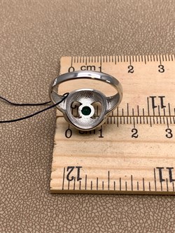 *Кольцо р.18,5 Зеленый Агат арт. 01-0770/00АГ-00-012 вес 3,72 г - фото 312708 *Кольцо р.18,5 Зеленый Агат арт. 01-0770/00АГ-00-012 вес 3,72 г - фото 312708