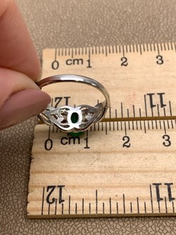 *Кольцо р.17 Зеленый Агат арт. 01-0269/00АГ-00-036 вес 1,81 г - фото 312751 *Кольцо р.17 Зеленый Агат арт. 01-0269/00АГ-00-036 вес 1,81 г - фото 312751