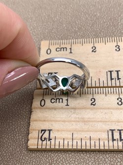 *Кольцо р.17 Зеленый Агат арт. 01-1003/00АГ-00-961 вес 2,6 г - фото 312761 *Кольцо р.17 Зеленый Агат арт. 01-1003/00АГ-00-961 вес 2,6 г - фото 312761