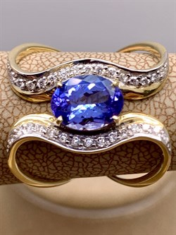 *Кольцо р.17,5 Танзанит цв Лимонное арт. 1-106-925-31-315 вес 4,4 г - фото 312777 *Кольцо р.17,5 Танзанит цв Лимонное арт. 1-106-925-31-315 вес 4,4 г - фото 312777