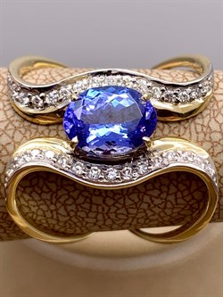 *Кольцо р.17,5 Танзанит цв Лимонное арт. 1-106-925-31-315 вес 4,4 г - фото 312778 *Кольцо р.17,5 Танзанит цв Лимонное арт. 1-106-925-31-315 вес 4,4 г - фото 312778