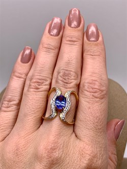 *Кольцо р.17,5 Танзанит цв Лимонное арт. 1-106-925-31-315 вес 4,4 г - фото 312783 *Кольцо р.17,5 Танзанит цв Лимонное арт. 1-106-925-31-315 вес 4,4 г - фото 312783