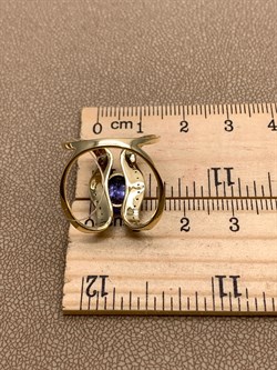 *Кольцо р.17,5 Танзанит цв Лимонное арт. 1-106-925-31-315 вес 4,4 г - фото 312784 *Кольцо р.17,5 Танзанит цв Лимонное арт. 1-106-925-31-315 вес 4,4 г - фото 312784