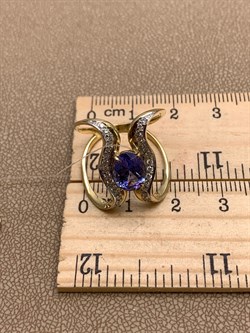 *Кольцо р.17,5 Танзанит цв Лимонное арт. 1-106-925-31-315 вес 4,4 г - фото 312785 *Кольцо р.17,5 Танзанит цв Лимонное арт. 1-106-925-31-315 вес 4,4 г - фото 312785