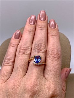 *Кольцо р.17 Танзанит цв Лимонное арт. 1-106-743-31-115 вес 2,72 г - фото 312795 *Кольцо р.17 Танзанит цв Лимонное арт. 1-106-743-31-115 вес 2,72 г - фото 312795