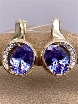 *Серьги Танзанит цв Лимонное арт. 2-106-723-31-932 вес 5,22 г - фото 312803 *Серьги Танзанит цв Лимонное арт. 2-106-723-31-932 вес 5,22 г - фото 312803