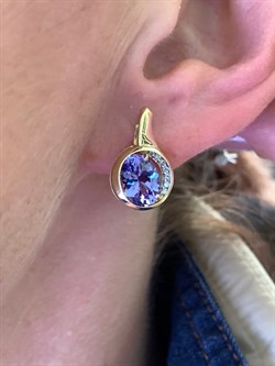 *Серьги Танзанит цв Лимонное арт. 2-106-723-31-932 вес 5,22 г - фото 312805 *Серьги Танзанит цв Лимонное арт. 2-106-723-31-932 вес 5,22 г - фото 312805