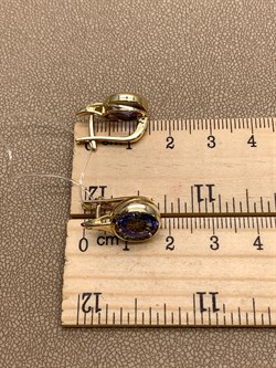 *Серьги Танзанит цв Лимонное арт. 2-106-723-31-932 вес 5,22 г - фото 312808 *Серьги Танзанит цв Лимонное арт. 2-106-723-31-932 вес 5,22 г - фото 312808