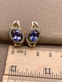 *Серьги Танзанит цв Лимонное арт 2-306220-00-31-675 вес 6,06 г - фото 312822 *Серьги Танзанит цв Лимонное арт 2-306220-00-31-675 вес 6,06 г - фото 312822