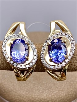 *Серьги Танзанит цв Лимонное арт 2-306220-00-31-675 вес 6,06 г - фото 312825 *Серьги Танзанит цв Лимонное арт 2-306220-00-31-675 вес 6,06 г - фото 312825