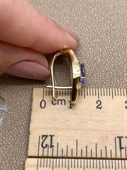 *Серьги Танзанит цв Лимонное арт 2-306220-00-31-675 вес 6,06 г - фото 312829 *Серьги Танзанит цв Лимонное арт 2-306220-00-31-675 вес 6,06 г - фото 312829