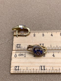 *Серьги Танзанит цв Лимонное арт 2-306220-00-31-675 вес 6,06 г - фото 312831 *Серьги Танзанит цв Лимонное арт 2-306220-00-31-675 вес 6,06 г - фото 312831