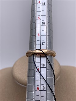 *Кольцо р.17,5 Зеленый Агат арт. 01-1987/00АГ-06-325 Вес  2,21 г - фото 312841