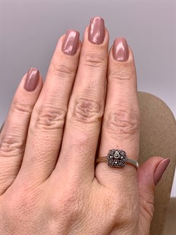 *Кольцо р.18,5 Марказит арт HR505-526 Вес 2,65 г - фото 312889