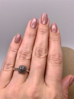 *Кольцо р.16,5 Марказит арт HR505-502 Вес 2,48 г - фото 312899