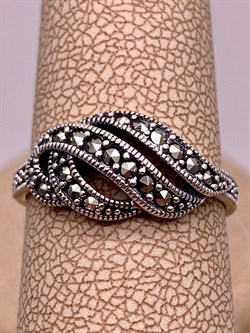 *Кольцо р.17 Марказит арт. HR1137-311 Вес 3,21 г - фото 312922 *Кольцо р.17 Марказит арт. HR1137-311 Вес 3,21 г - фото 312922