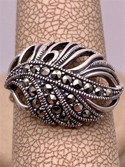 *Кольцо р.17 Марказит арт. HR1080-849 вес 3,7 г - фото 312936