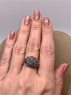 *Кольцо р.17 Марказит арт. HR1080-849 вес 3,7 г - фото 312937