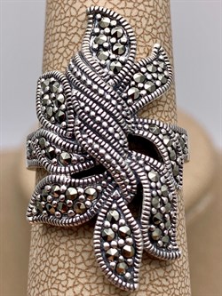 *Кольцо р.20 Марказит арт. HR578-968 Вес 9,54 г - фото 312969 *Кольцо р.20 Марказит арт. HR578-968 Вес 9,54 г - фото 312969