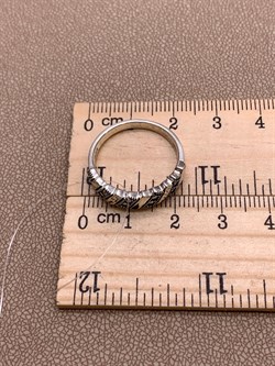 *Кольцо р.18,5 Марказит арт HR1583-564 вес 3,7 г - фото 312982