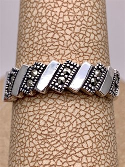 *Кольцо р.21 Марказит арт HR1583-588 вес 4,01 г - фото 312993 *Кольцо р.21 Марказит арт HR1583-588 вес 4,01 г - фото 312993