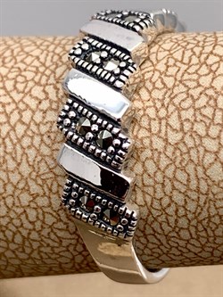 *Кольцо р.19,5 Марказит арт HR1583-571 вес 3,86 г - фото 313002