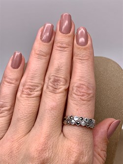 *Кольцо р.18,5 Соты Марказит арт. HR1591-618 Вес 3,51 г - фото 313017 *Кольцо р.18,5 Соты Марказит арт. HR1591-618 Вес 3,51 г - фото 313017