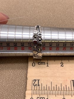 *Кольцо р.21 Соты Марказит арт. HR1591-632 Вес 3,59 г - фото 313025 *Кольцо р.21 Соты Марказит арт. HR1591-632 Вес 3,59 г - фото 313025