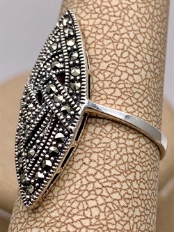 *Кольцо р.17 Маркиз арт. HR096-757 вес 3,45 г - фото 313051