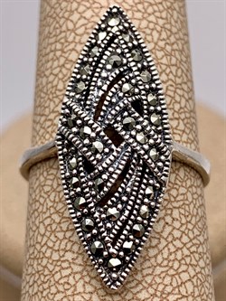 *Кольцо р.17 Маркиз арт. HR096-757 вес 3,45 г - фото 313052