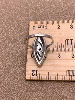 *Кольцо р.17 Маркиз арт. HR096-757 вес 3,45 г - фото 313053