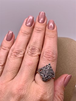 *Кольцо р.18 Марказит арт. HR1729-465 Вес 5,35 г - фото 313063 *Кольцо р.18 Марказит арт. HR1729-465 Вес 5,35 г - фото 313063