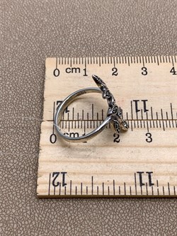 *Кольцо р.17,5 Марказит арт. HR495-403 вес 2,76 г - фото 313126