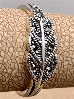 *Кольцо р.18 Марказит арт. HR1404-441 Вес 2,84 г - фото 313140