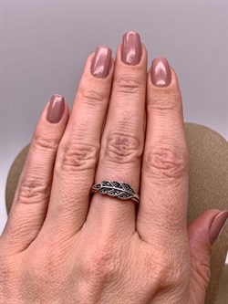 *Кольцо р.17 Марказит арт. HR1404-434 Вес 2,66 г - фото 313151