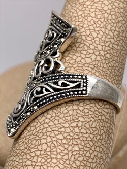 *Кольцо р.17 Марказит арт. HR1015-662 вес 5,09 г - фото 313175