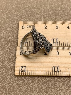 *Кольцо р.17 Марказит арт. HR1015-662 вес 5,09 г - фото 313180