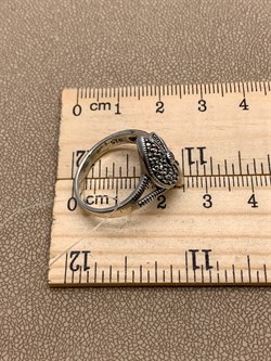 *Кольцо р.18 Марказит арт. HR1649-380 вес 4,85 г - фото 313219