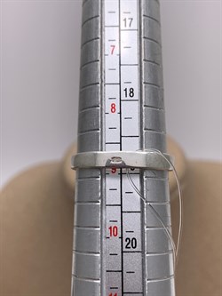 *Кольцо р.19 Лента Марказит арт. HR639-823 Вес 5.78 г - фото 313232 *Кольцо р.19 Лента Марказит арт. HR639-823 Вес 5.78 г - фото 313232