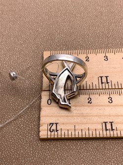 *Кольцо р.16,5 Лента Марказит арт. К 639-439 Вес 5.61 г - фото 313248 *Кольцо р.16,5 Лента Марказит арт. К 639-439 Вес 5.61 г - фото 313248