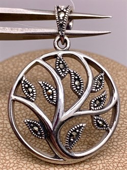 *Подвеска Дерево Жизни Марказит арт. HP1180-633 Вес 4,75 г - фото 313272 *Подвеска Дерево Жизни Марказит арт. HP1180-633 Вес 4,75 г - фото 313272