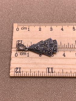 *Подвеска Елочка Жабо Марказит арт HP0982-712 Вес 4,97 г - фото 313281 *Подвеска Елочка Жабо Марказит арт HP0982-712 Вес 4,97 г - фото 313281