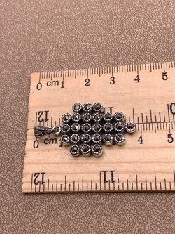 *Подвеска Соты Марказит арт HP661SP-586 Вес 8,49 г - фото 313293 *Подвеска Соты Марказит арт HP661SP-586 Вес 8,49 г - фото 313293