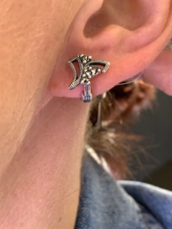 *Серьги Марказит арт. HE0448-754 Вес 3,89 г - фото 313327 *Серьги Марказит арт. HE0448-754 Вес 3,89 г - фото 313327